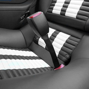 E24 Varno Tip B Avtomobilski Sedež Pasu Polnili Auto Pasovi Razširitev Varnostnega Pasu Posnetek Extender Za Avtomobile Varnost - Bež