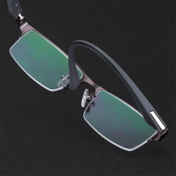 Pol Okvir Sonce Photochromic Siv Kvadrat Obravnavi Očala Moških Asferični Leči Bralec Očala Presbyopic 0 +50 +75 +100 Do +600