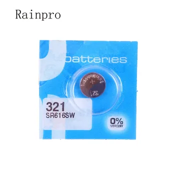 Rainpro 2pcs SR616SW 321 Srebro oksidne baterije 1.55 V gledam gumbaste baterije