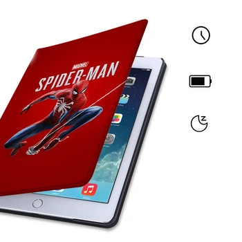 Marvel SpiderMan Ohišje Za Ipad Zraka 4 10.9 Pro 11 10.5 V 9.7 V IPad 2020 10.2 V Mini 1/2/3/4/5 7.9 V Air1/2/3 Tablete Zaščito