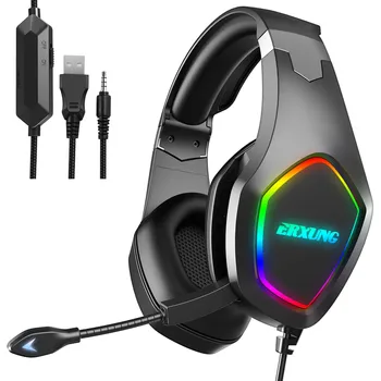 Za PS4/PS5/ Nov XBOX Igralec Slušalke Z Mikrofonom 3.5 mm Jack Noise Cancel Gaming Slušalke Stereo Bas casco Za Telefon, Tablični računalnik