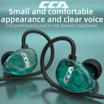CCA CSA Dinamične Slušalke 3.5 mm, Mikrofon, Slušalke Čepkov
