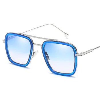 Luksuzni Retro Moški Sončna Očala 2019 Modni Oblikovalec Sončna Očala Stilsko Kvadratnih Klasične Blagovne Znamke Odtenki