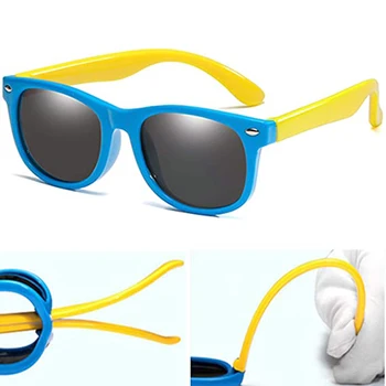 Novo Cool Otroci Polarizirana sončna Očala za Fante, Dekleta sončna Očala Silikonska zaščitna Očala Darilo Za Otroke, Otroška Očala UV400