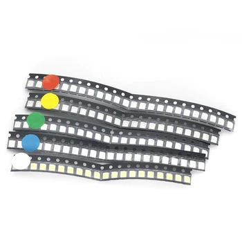 100 kozarcev 1210 SMD LED Bela Rdeča Rumena/Modra/Zelena/Oranžna/Vijolična/RGB 3528 Visoko Svetleče Diode za Vgradnjo DIY