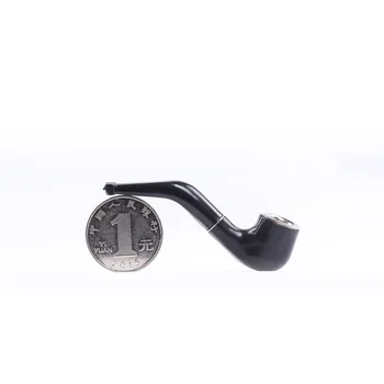 2pcs/veliko ustvarjalnih mini majhen Kajenje cev black Cigaret Držalo s Kovinsko Skledo prenosni moške Pripomoček HG-666A