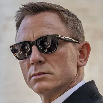 James Bond 007 Slog Očala TF336 Prilagoditi Recept Kratkovidnost Postopno sončna Očala Leče Klasičnih Očal Size50-21-145