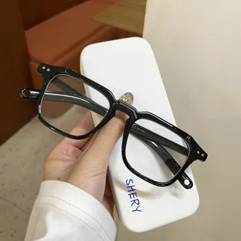 Anti Modra Svetloba Blokiranje Kvadratnih Okvirjev Obravnavi Očala Clear Leče Računalnik Očala Unisex Klasičnih UV400 Kratkovidnost Očala