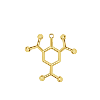 Trinitrotolu Molekule Ogrlica Znanost Molekule Nakit Marihuane Obesek S 50 Povezavo Verige Prevleka Za Kemijo, Modni Nakit