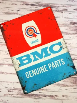BMC Originalne Dele Storitev Retro Avto Ljubimec Darilo, Britanski, 1960 Leyland Garaža Tin Znak