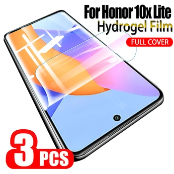 3PCS Hydrogel Film Za Huawei Honor 10X Lite Zaslon Patron Hydrogel Zaščitno folijo Za čast 30 pro plus 20 pro zaslon film