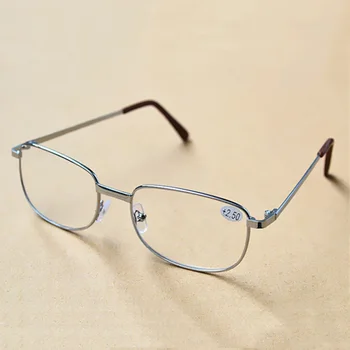 Zilead Obravnavi Očala Kovinski Okvir Recept Optični Presbyopia Očala Daljnovidnost Očala Dioptrije+1+4 Za Moške&Ženske
