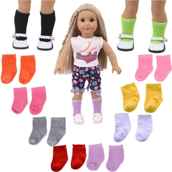Promocija! Lutka Nogavice Fit 18 inch American43CM Rodi Novo Rojen Baby Doll Oblačila Dodatki Nenuco Ropa Generacije Dekle Igrače