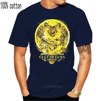 Cult Of Luna Moške Večno Kraljestvo T-Shirt Črna Rockabilia Letnik Graphic Tee Majica