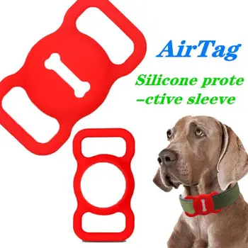 2021 Pet Silikonska Zaščitna torbica za GPS Finder Pes, Mačka Ovratnik Zanke Za Apple Airtags Za Apple Lokator Tracker Anti-izgubljene Naprave