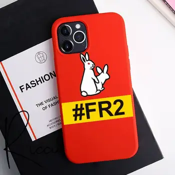 Moda Crazy Rabbit FR2 Primeru Telefon za iPhone 12 max pro mini 11 pro XS MAX 8 7 6 6S Plus X 5S SE 2020 XR rdeče primeru