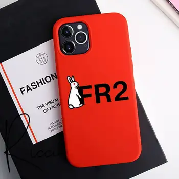 Moda Crazy Rabbit FR2 Primeru Telefon za iPhone 12 max pro mini 11 pro XS MAX 8 7 6 6S Plus X 5S SE 2020 XR rdeče primeru