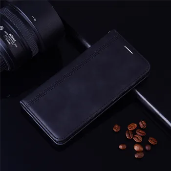 Za Samsung Galaxy J4 Plus 2018 Primeru Zajema Usnja Flip Case Za Samsung J4 J 4 2018 Coque Poslovnih Denarnice Magnetni Primeru Telefon