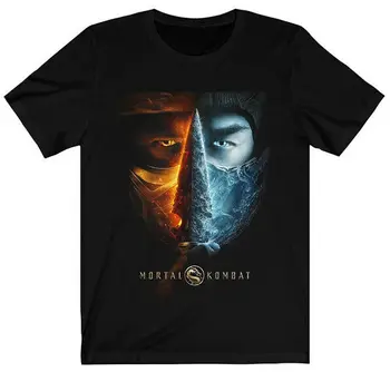 NOVO Mortal Kombat 2021 Filmski Plakat, Unisex Majica Črn Darilo Idej Velikost S 3XL