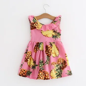 JE Zdravo Uživati Dojenčka Obleke Poletje Baby Girl Oblačenja 2021 Novega Otroka Bombaž Moda Poletni Obleki