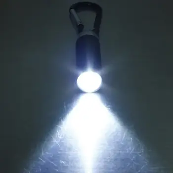 Ultra Svetla Mini LED Svetilka Kampiranje Baklo Keyring Prenosni Ključnih Verige na Prostem Orodja za Kampiranje, Pohodništvo