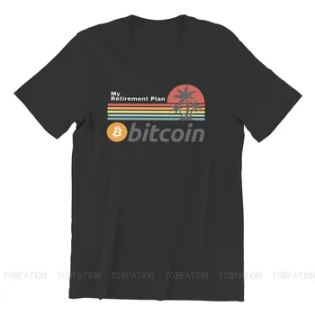 Bitcoin Cryptocurrency Meme Moj pokojninski Tshirt Klasična Moda moška Oblačila Vrhovi Plus Velikost Bombaž O-Neck Majica s kratkimi rokavi