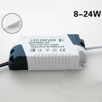 LED Driver 8W 12W 15W 18W LED 24W Enota za Napajanje Razsvetljave Transformatorji Za LED Luči DIY Plošča Lučka za Voznika DC