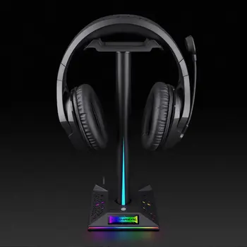 TH630 RGB Slušalke Stojala Z 3.5 mm, AUX In 2 Vrat USB, Slušalke Nosilci Za Igralce Gaming Slušalke Stojala za RAČUNALNIŠKE Opreme Mizo