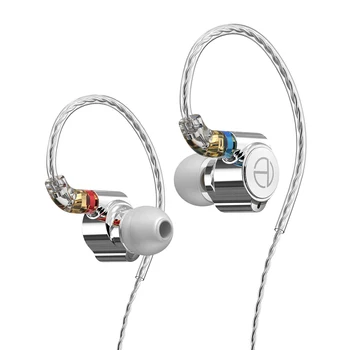 TRN TA1 V Uho Slušalke Knowles 1BA+1DD Pogon HI-fi Slušalke Kovinski Slušalke Slušalka Z MMCX posrebrene Kabel TRN VX BA8 V90S