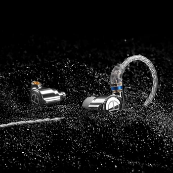 TRN TA1 V Uho Slušalke Knowles 1BA+1DD Pogon HI-fi Slušalke Kovinski Slušalke Slušalka Z MMCX posrebrene Kabel TRN VX BA8 V90S