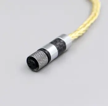 LN006218 4 v 1 Priključite 8 Core Zelo 7N OCC Čisto Silver + pozlačeni Slušalke Kabel Za AKG N5005 N30 N40 MMCX