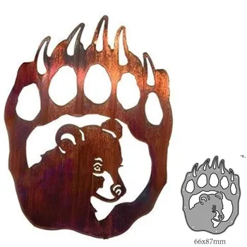 Rezanje kovin Matrice Cut Plesni Živali medved Dekoracijo Album Papir Obrti Nož Plesni Rezilo Udarec Matrice