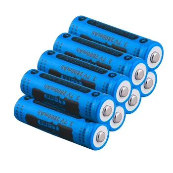 4pcs 14500 Baterijo 3,7 v 2800mah Polnilna Litij-ionska Baterija Za Led Svetilka Baterija, Akumulator Akumulator Padec Ladijskega prometa#g3