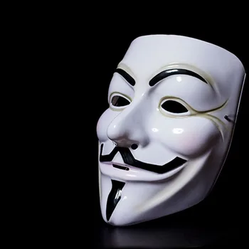 1pcs V for Vendetta Maske za noč Čarovnic Maškarada Strašno Stranka, Cosplay Dobave Kostum Opremo Rekviziti Anonimni Režiser Guy Fawkes