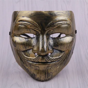 1pcs V for Vendetta Maske za noč Čarovnic Maškarada Strašno Stranka, Cosplay Dobave Kostum Opremo Rekviziti Anonimni Režiser Guy Fawkes