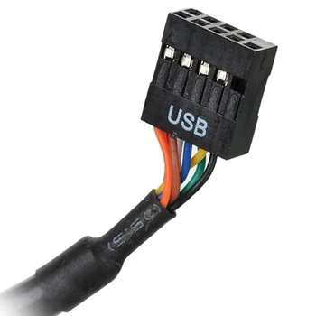 Matično ploščo Glave Adapter Kabel Visoke Kakovosti 1Pcs 19. in 20. Pin USB 3.0 Ženski 9 Pin USB 2.0 Moški