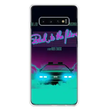 Nazaj v Prihodnost DeLorean Časovni Stroj Primeru Telefon za Samsung Galaxy S10 S20 Ultra Opomba 10 9 8 S9 S8 S7 J4 J6 J8 Plus, Lite + P