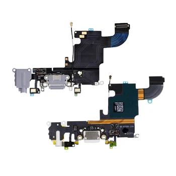 2pcs/set za iPhone 6S polno vijaki + Polnjenje prek kabla USB Vrata Dock Priključek Flex Kabel, Mikrofon, Slušalke Avdio Priključek