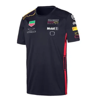 F1 Formula One racing obleko 2021 Vozniki Prvenstvo T-shirt Krog vratu kratka sleeved ekipa kratek sleeved majica s kratkimi rokavi Top avto logotip lo