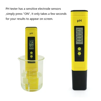 Kakovost vode Tester PH Merilnik PH Meritve Digitalni Prikaz PH Tester Pero