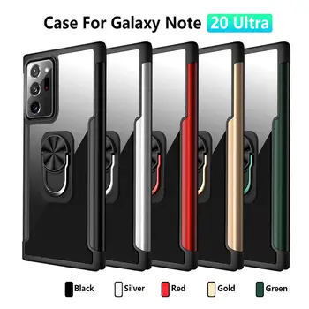 Obroč Imetnik Kovinski Mobilni Telefon Nazaj Lupini Primeru za Samsung Galaxy Note 20 S20 Ultra S20 Plus S20FE 6 Barv