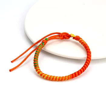 WishCard barve vrv zapestnica moških in žensk, pribor za prilagoditev ročno ekipa preprosto Japonski spleteno vrv cute darila za del