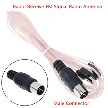 2M Dipole antena za radio FM antenski signal sprejemnika moški konektor adapter za TV
