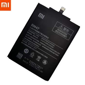 2021 Nove Prvotne BM47 Polno Zmogljivostjo 4000 mah Baterija Za Xiaomi Redmi 3 3 3X Xiao mi Hongmi Redmi 4x Zamenjava Baterij