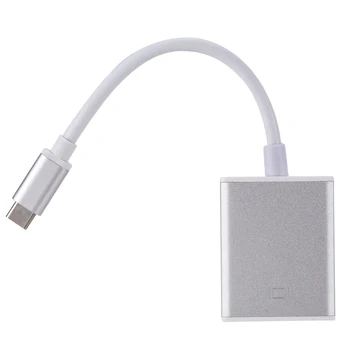 USB C na VGA Adapter Set USB 3.1 Tip C na VGA Pretvornik Gospodinjstvu Računalnik, Pribor za 12 palčni MacBook Air
