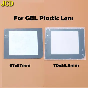 JCD 1pcs Plastičnih Zaslona Objektiv Za GBL Plastičnih Zaslon pokrovček Objektiva Za Nintend Gameboy Svetlobe Objektiv Protector W/ Adhensive