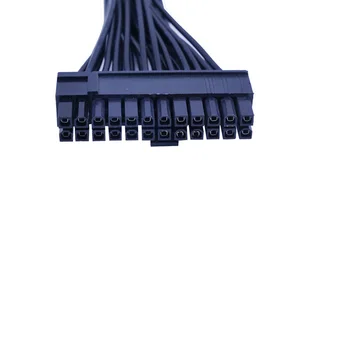 Najnovejši ATX Rudarstvo 32 cm 24 Pin Dvojno PSU Napajalni Kabel Podaljšek Za Litecoin Računalnik Sinhroni Zagon Napajalni Kabel Podaljšek