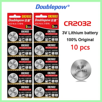 10pcs Original CR2032 Gumb 3V Lithium Baterije Za Daljinski upravljalnik Kalkulator Watch Motherboard gumb celic baterije cr 2032