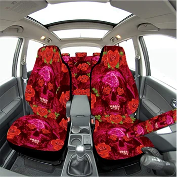 Rose Lobanje avto sedeža, celoten sklop spredaj in zadaj split sedež zaščito, enostaven za namestitev, ki je primerna za SUV