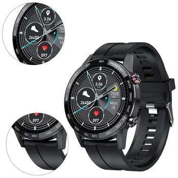 L16 Pametno Gledati Moške EKG PPG IP68 Vodotesen Smartwatch Je 1,3-Palčni 360 360 Full Screen Fitnes Športna Watchs
